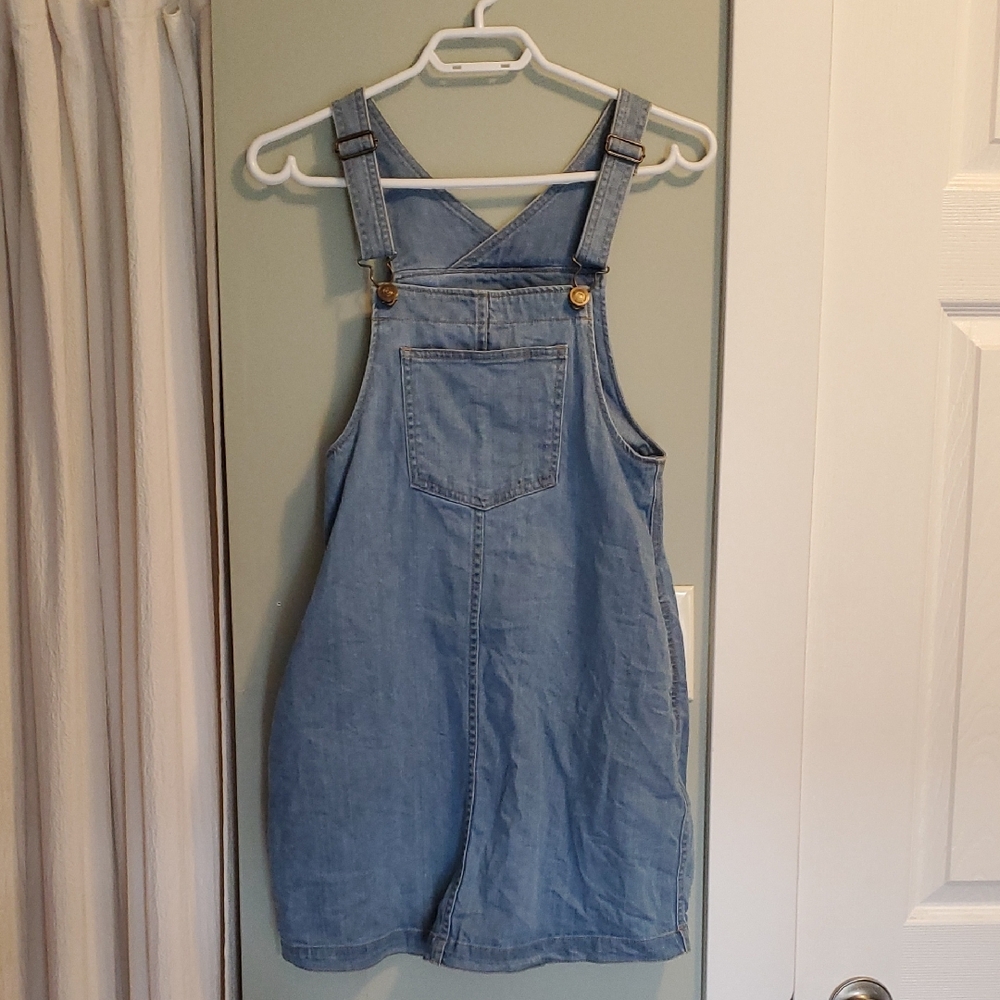BOGO Denim Overall Dress - Casual Pinafore